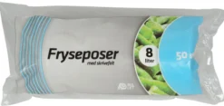 Frysepose, 8 l., klar, 25 x 50 cm, LLDPE