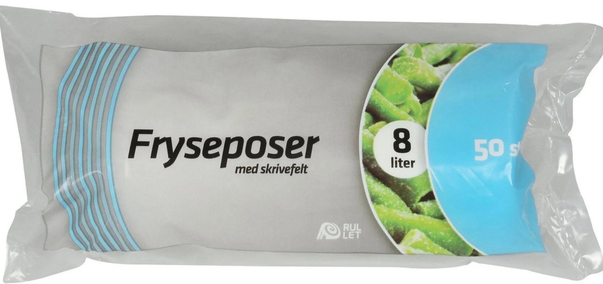 Frysepose, 8 l., klar, 25 x 50 cm, LLDPE
