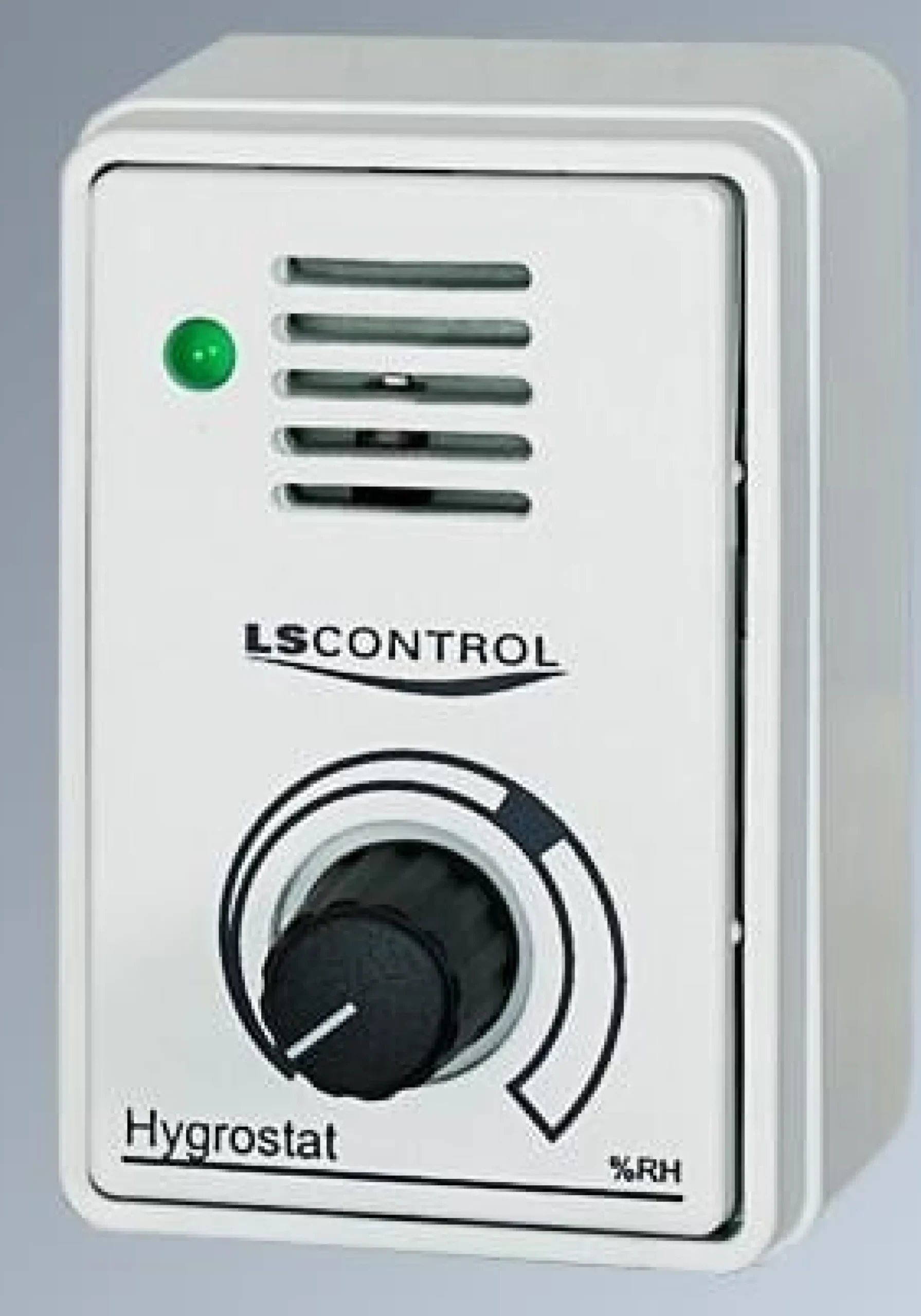 FUGA hygrostat ES 436 med indbygget fugtsensor (inkl. underlag og ramme), 230Vac / 50Hz, 1½ modul – LS Control