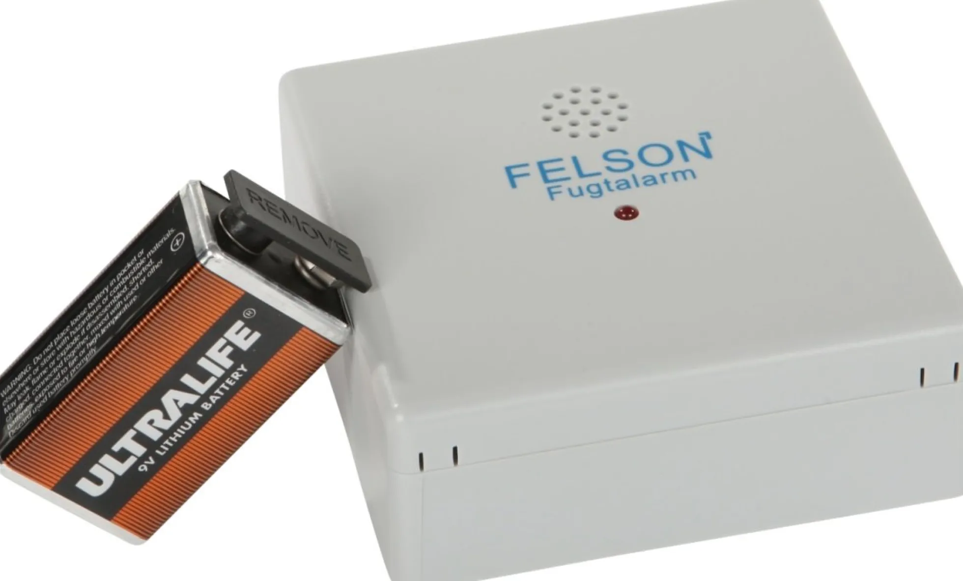 Fugtalarm med 9V Litium Batteri, Felson 5027S