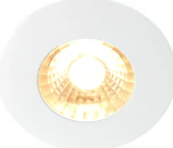 Gabriella indbyg-/påbygningsspot LED (rund) 4W, 40°, 2700K, dæmpbar - hvid (mat)