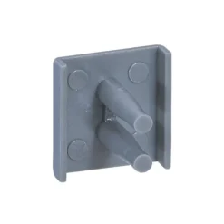 Gaffel/Pin-sløjfeskinne endestykke, 2-polet - Legrand