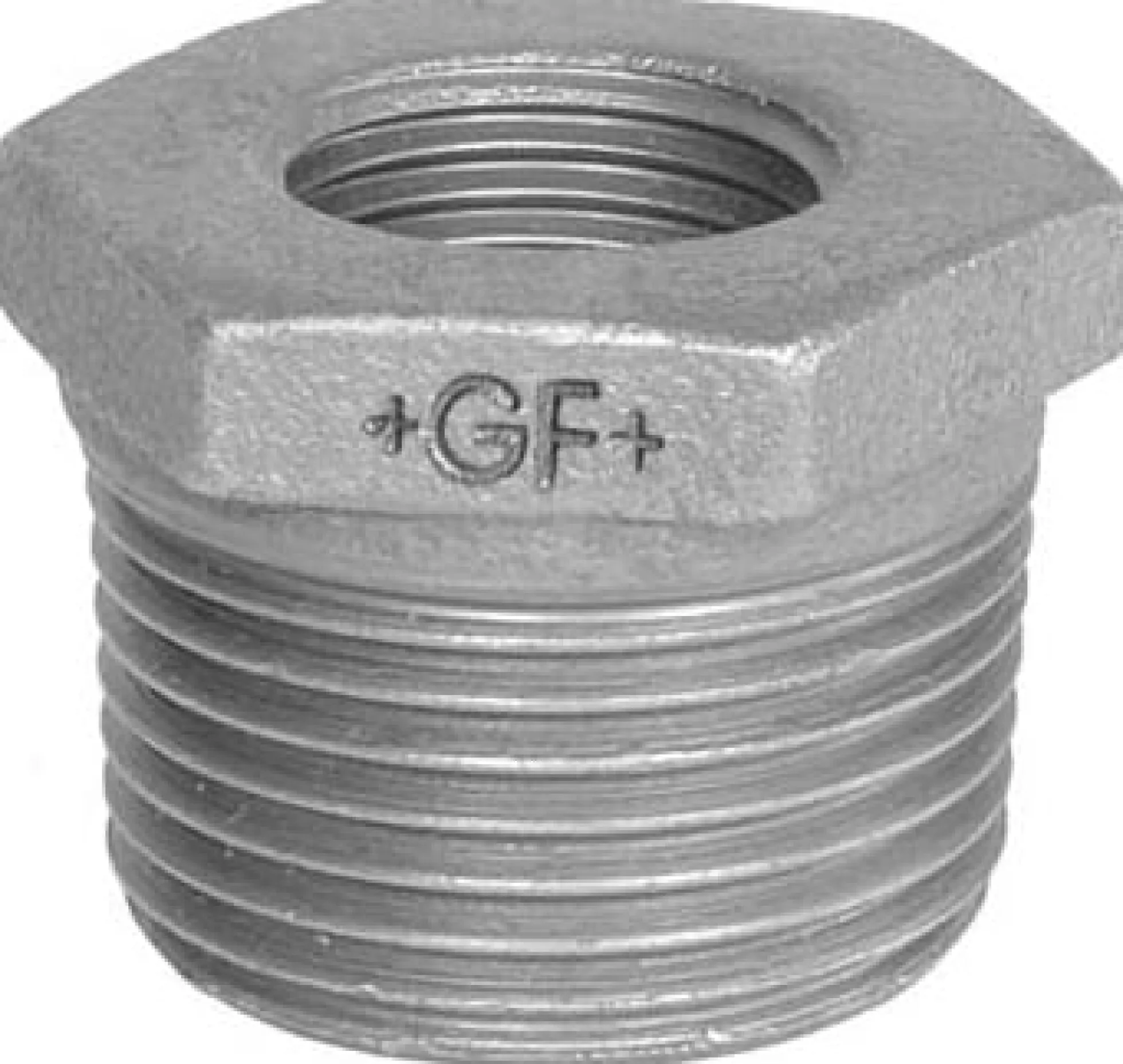 Galvaniseret nippelmuffe