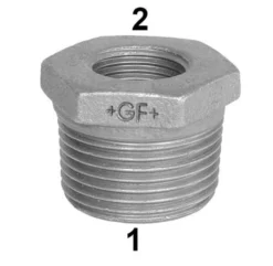 Galvaniseret nippelmuffe