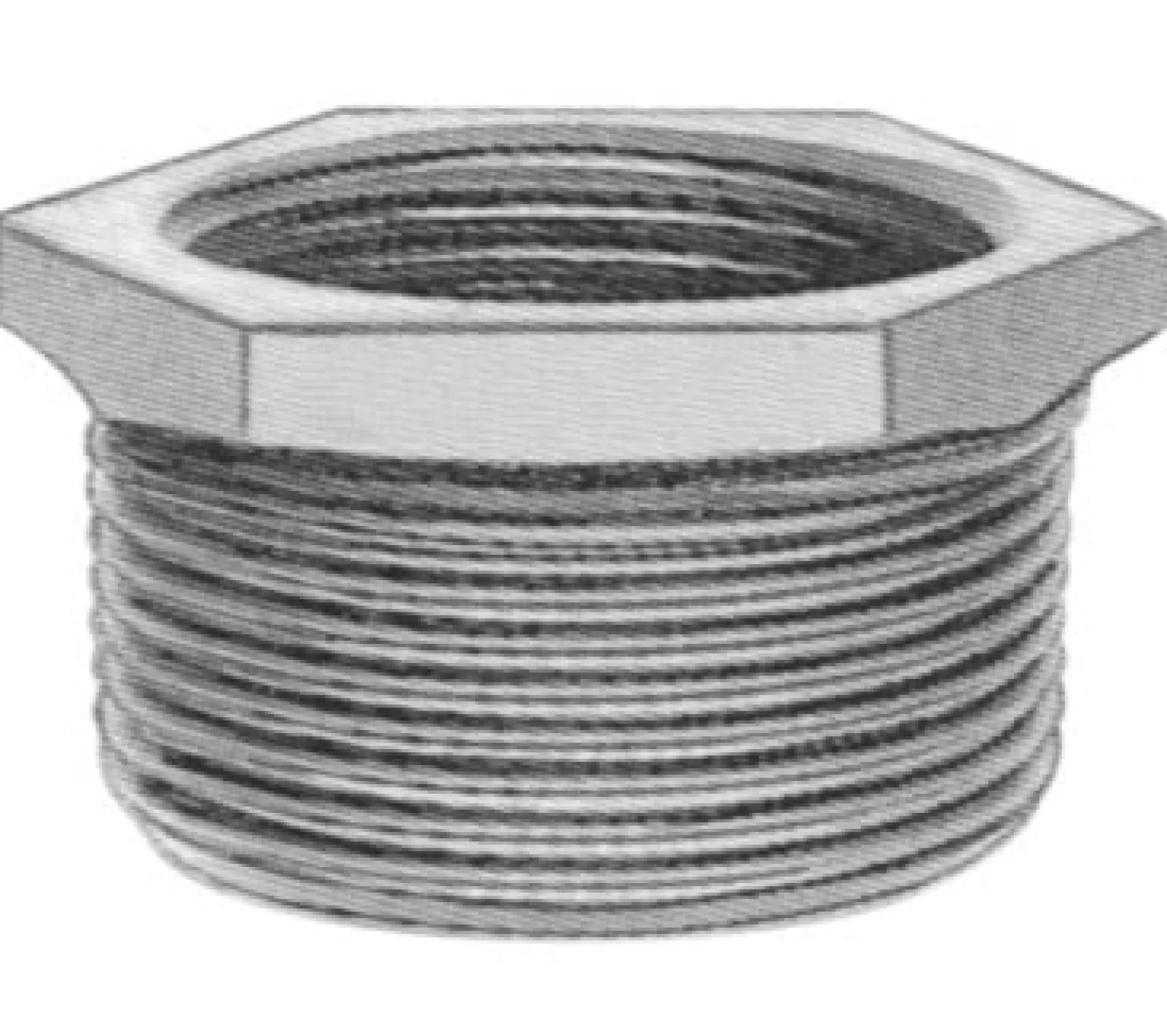 Galvaniseret nippelmuffe