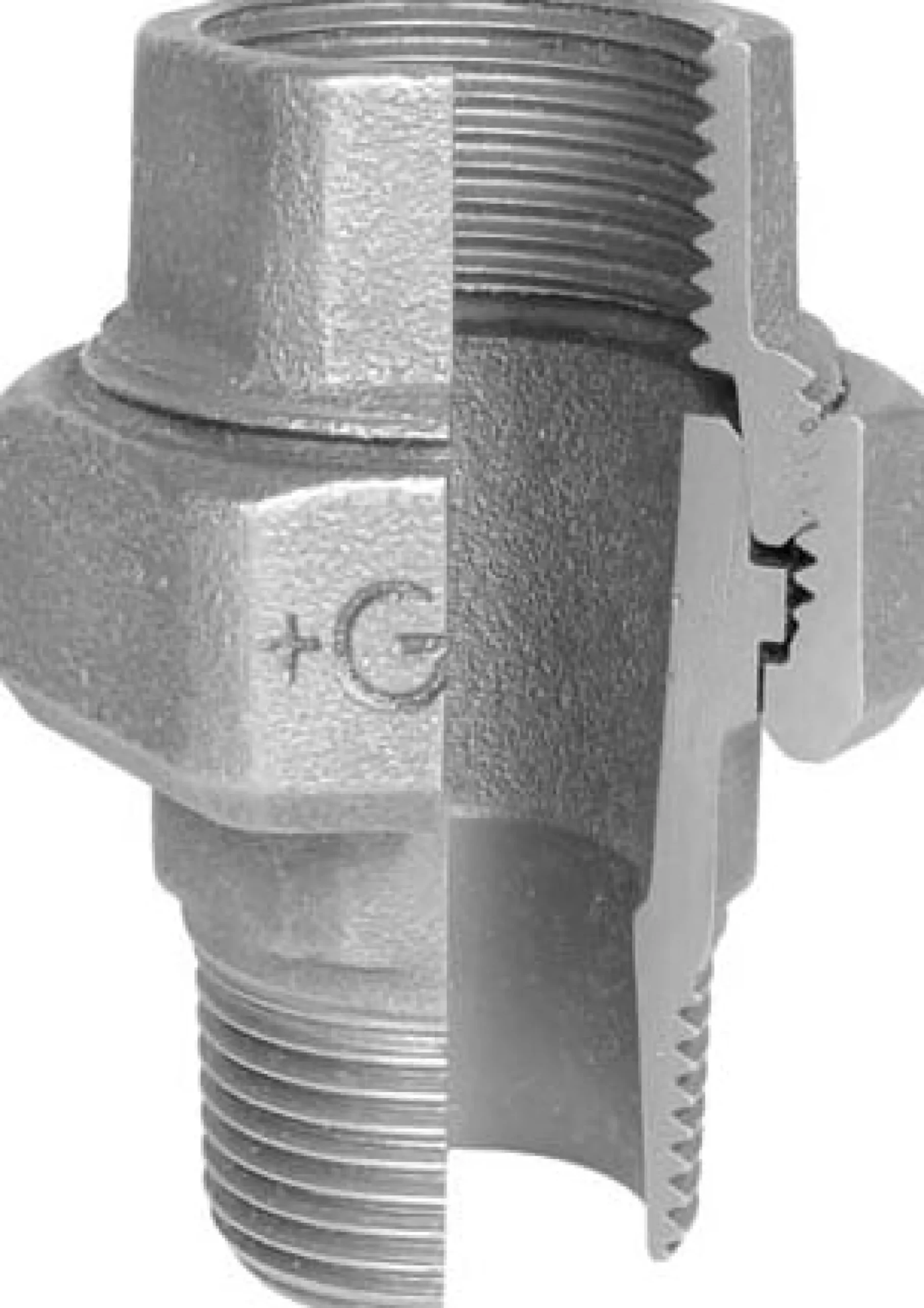 Galvaniseret union m. mf/np