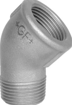 Galvaniseret vinkel 45° m. mf/np