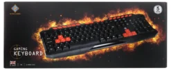 GAMING tastatur, anti-ghosting UK layout, DELTACO