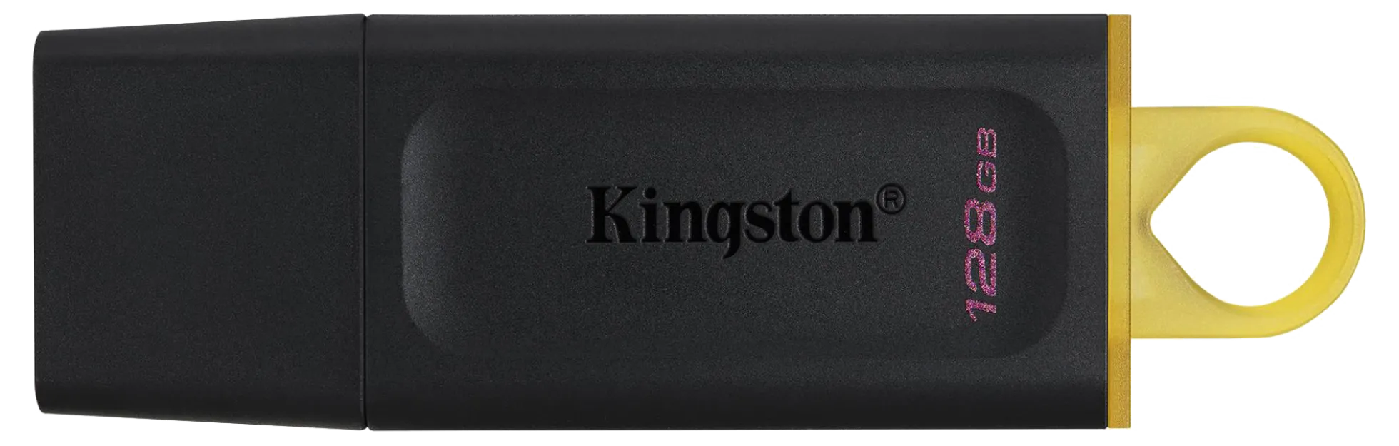 128 GB, USB 3.2 Gen 1, DataTraveler Exodia, sort/gul (udgået)