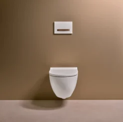 Geberit Acanto væghængt toilet, TurboFlush, KeraTect, inkl. softclose sæde
