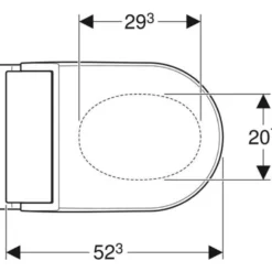 Geberit AquaClean Tuma Comfort gulvstående douchetoilet