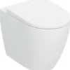 Geberit iCon gulvstående toilet, inkl. toiletsæde, 560x355x410 mm, hvid/mat