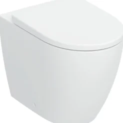 Geberit iCon gulvstående toilet, inkl. toiletsæde, 560x355x410 mm, hvid/mat