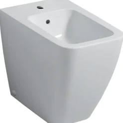 Geberit iCon Square bidet, 355x560x400mm, hanehul midt, uden armatur, porcelæn, hvid