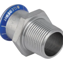 Geberit Mapress rf overgang, udvendigt gevind NPT