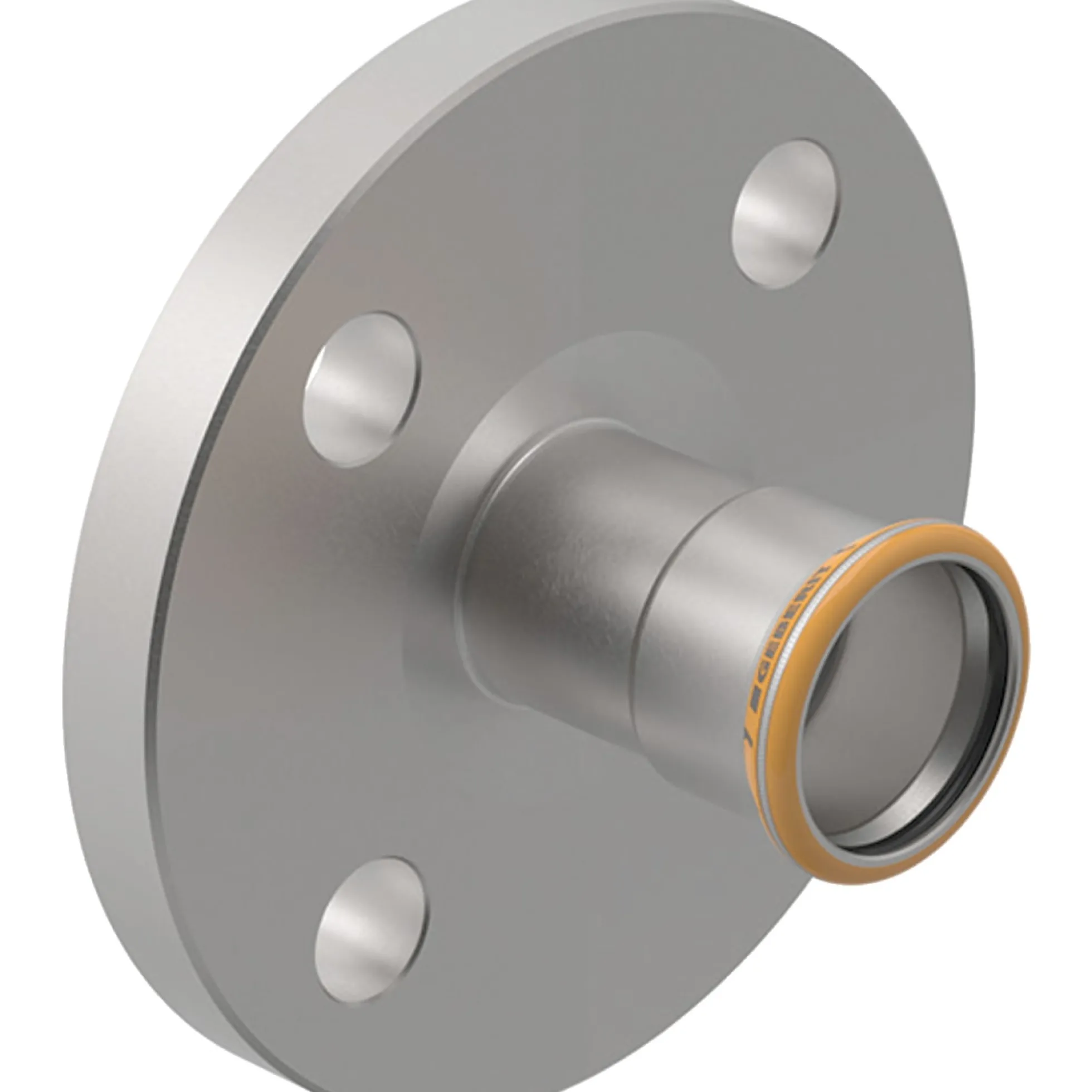 Geberit Mapress Therm flange, PN 10/16, med pressemuffe