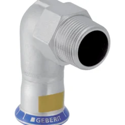 Geberit Mapress vinkel, 90°, muffe/nippel, gas