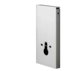 Geberit Monolith cisternemodul 1145x505x106mm, m/afg.studs, Hvid, glas/Al