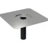 Geberit Pluvia dampspærretilslutning, 56 mm, Kromnikkelstål 1.4301