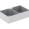 Geberit Publica Multifunktionel Dobbeltvask, 900 x 250 x 560 mm