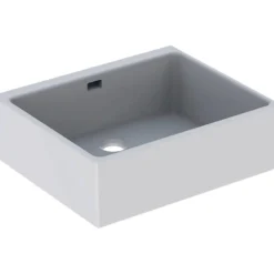 Geberit Publica multifunktionel vask, 60 x 50 x 20 cm, hvid