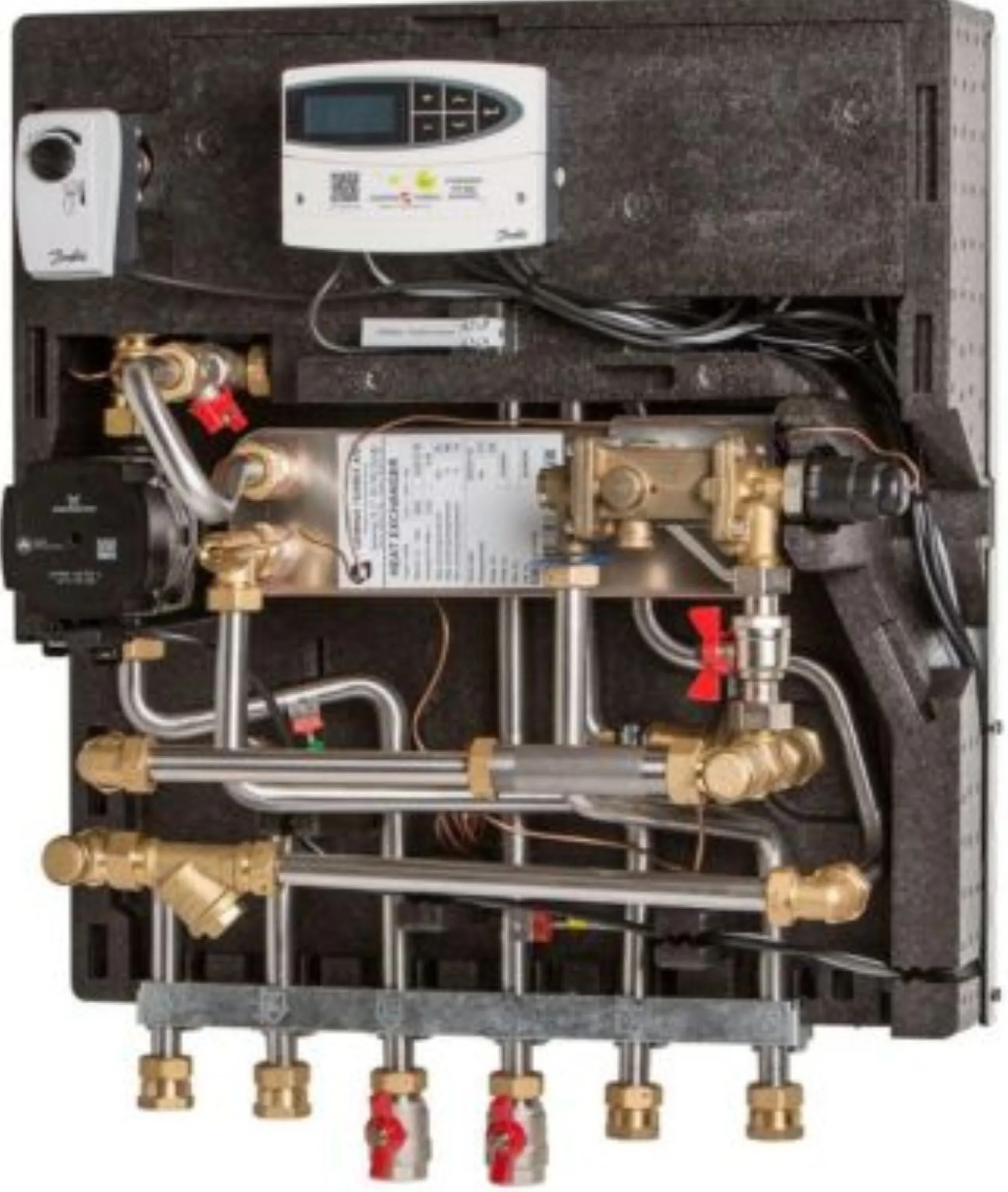 Gemina Termix VMTD-1 opbl. incl. fuldisolering med TPV ventil, ECL/UMP3, Ålborg model