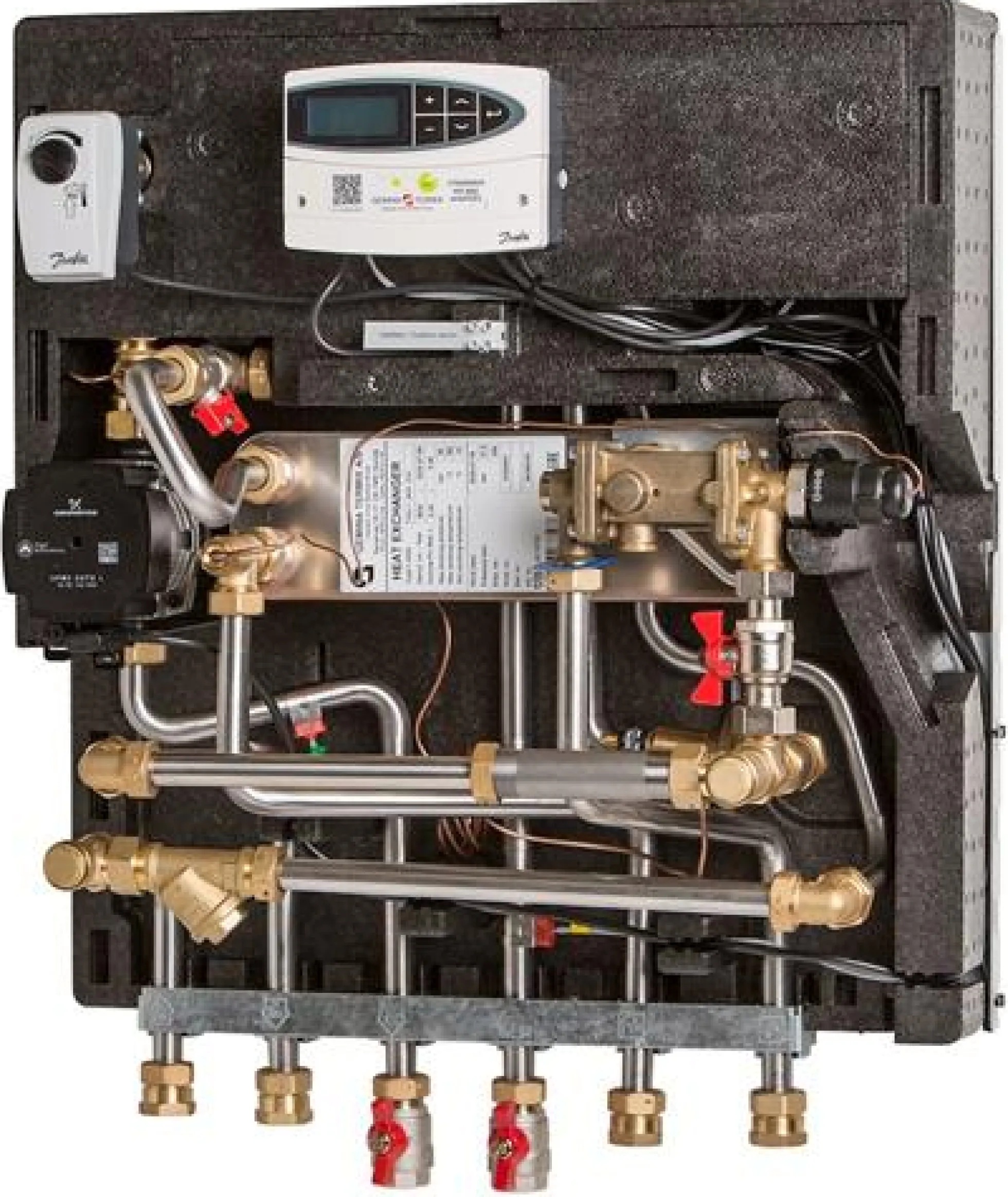 Gemina Termix VMTD-2 opbl., incl. UPM3, ECL*, fuldisolering excl. kabinet med TPV ventil, Fr.Havn-Sæby model