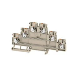 Gennemgangsklemme A3T, 2,5 mm², beige