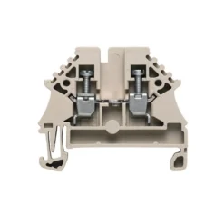 Gennemgangsklemme WDU 2,5 N, beige, skrue/skrue, 2,5mm2 - Weidmüller