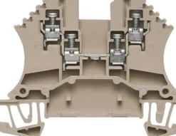 Gennemgangsklemme WDU 1,5/ZZ, beige, 2xskrue/2xskrue - Weidmüller