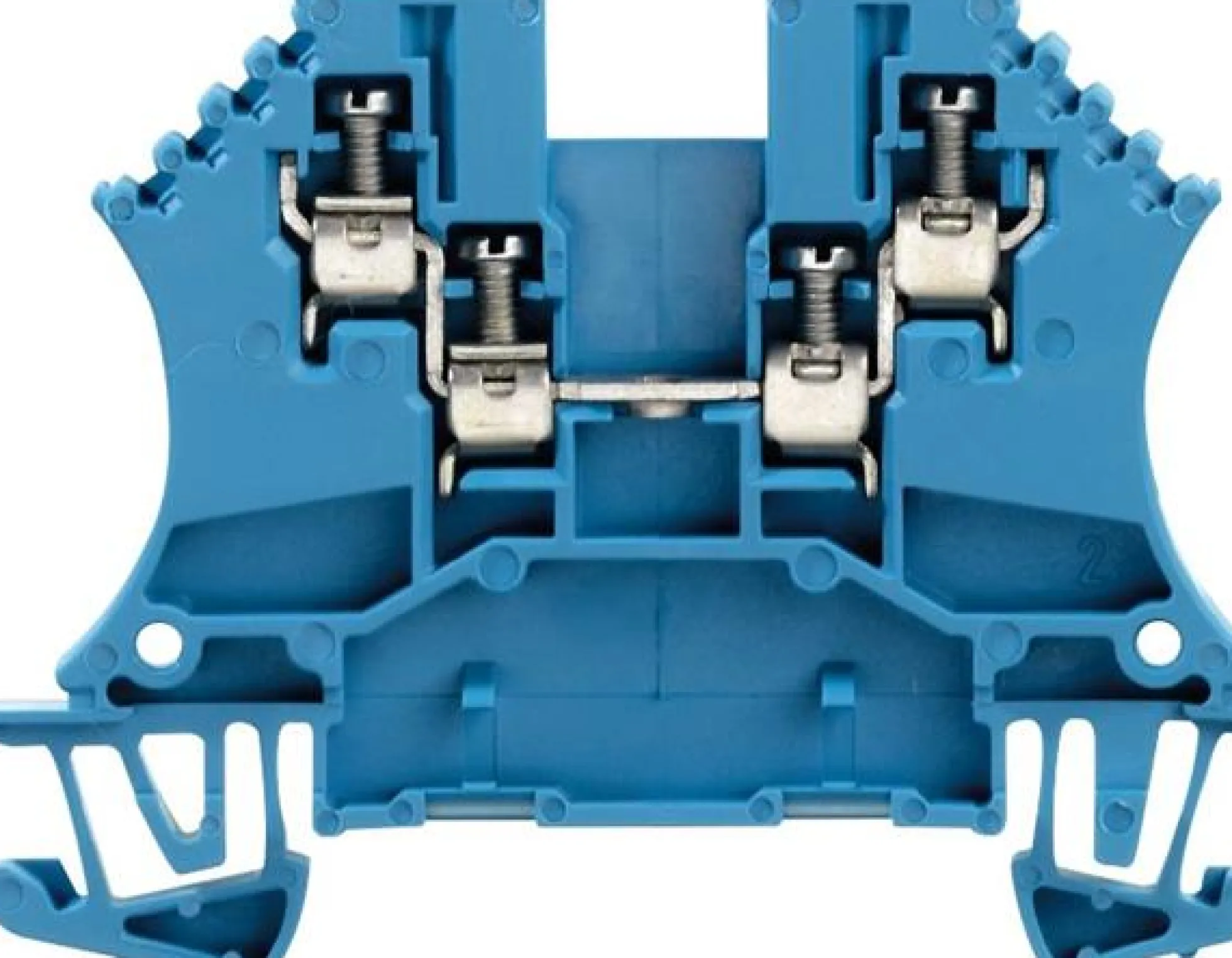Gennemgangsklemme WDU 1.5/ZZ BL, 1,5mm², blå