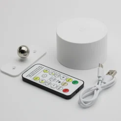 Genopladelig væglampe CCT, 4,5W, rund, 360° roterbar, inde/ude, IP54, inkl. lyskilde