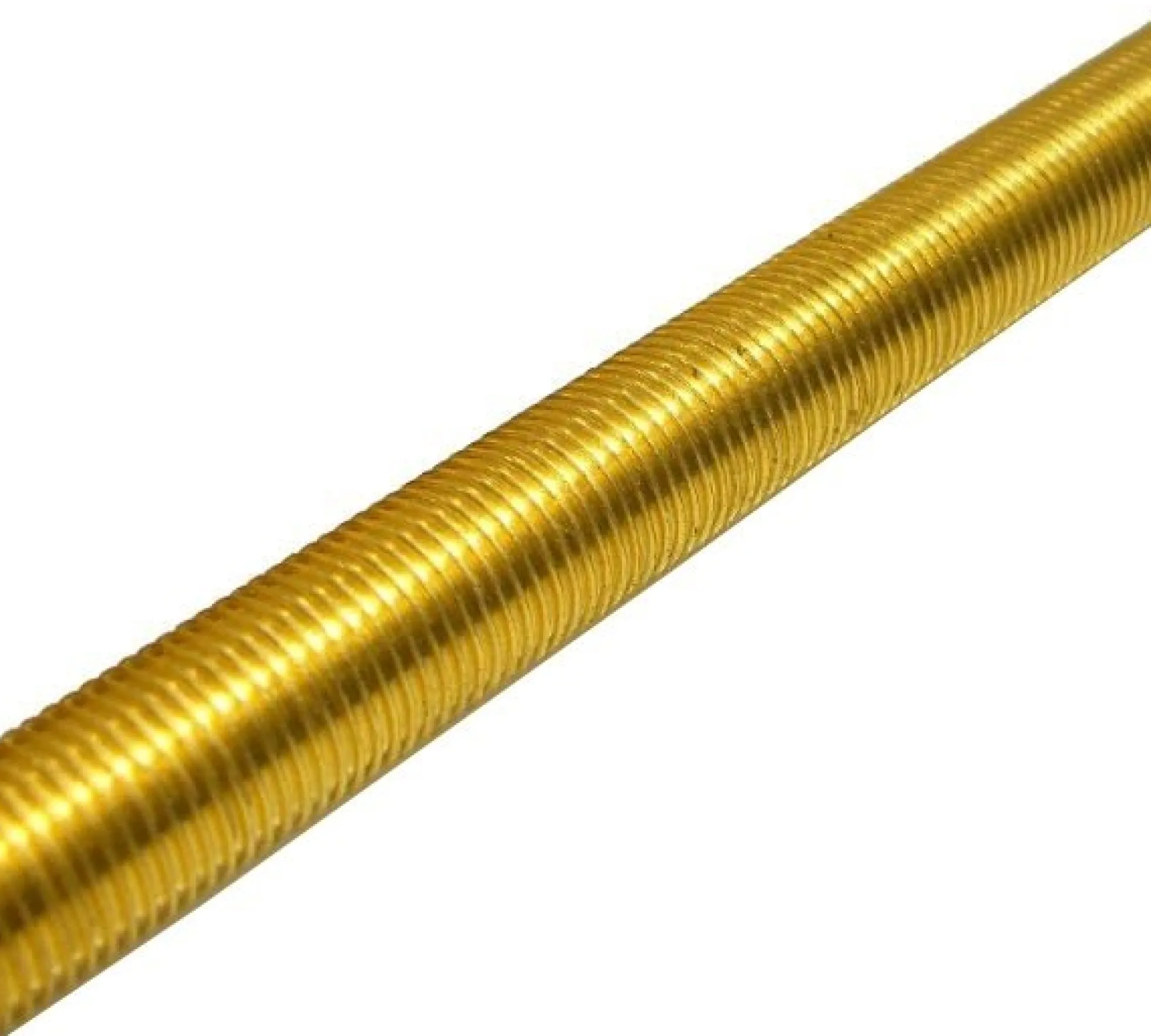 Gevindrør M10 x 500 mm længde, messing – Øvrige