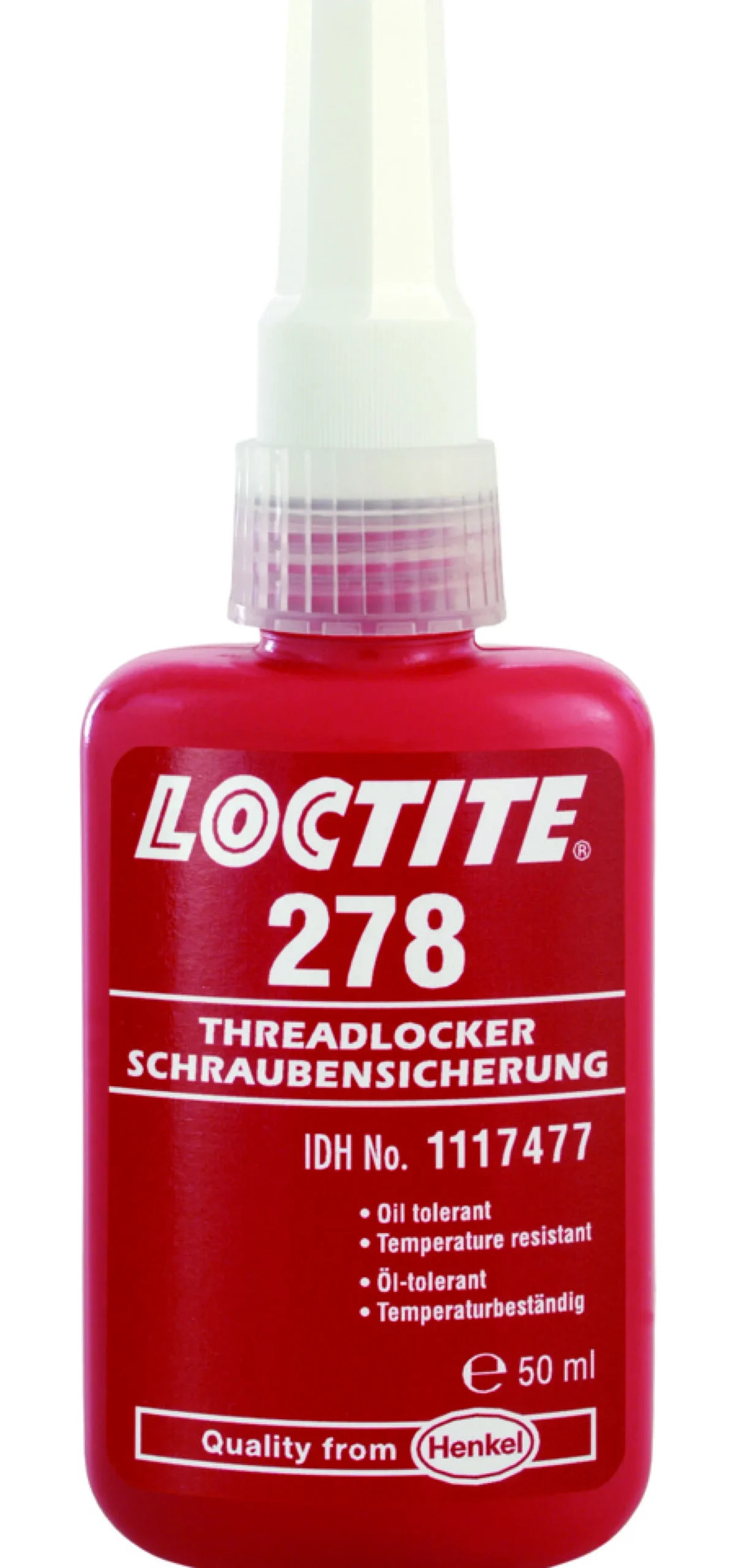 Gevindsikring 278, 50ml, høj, grøn - LOCTITE