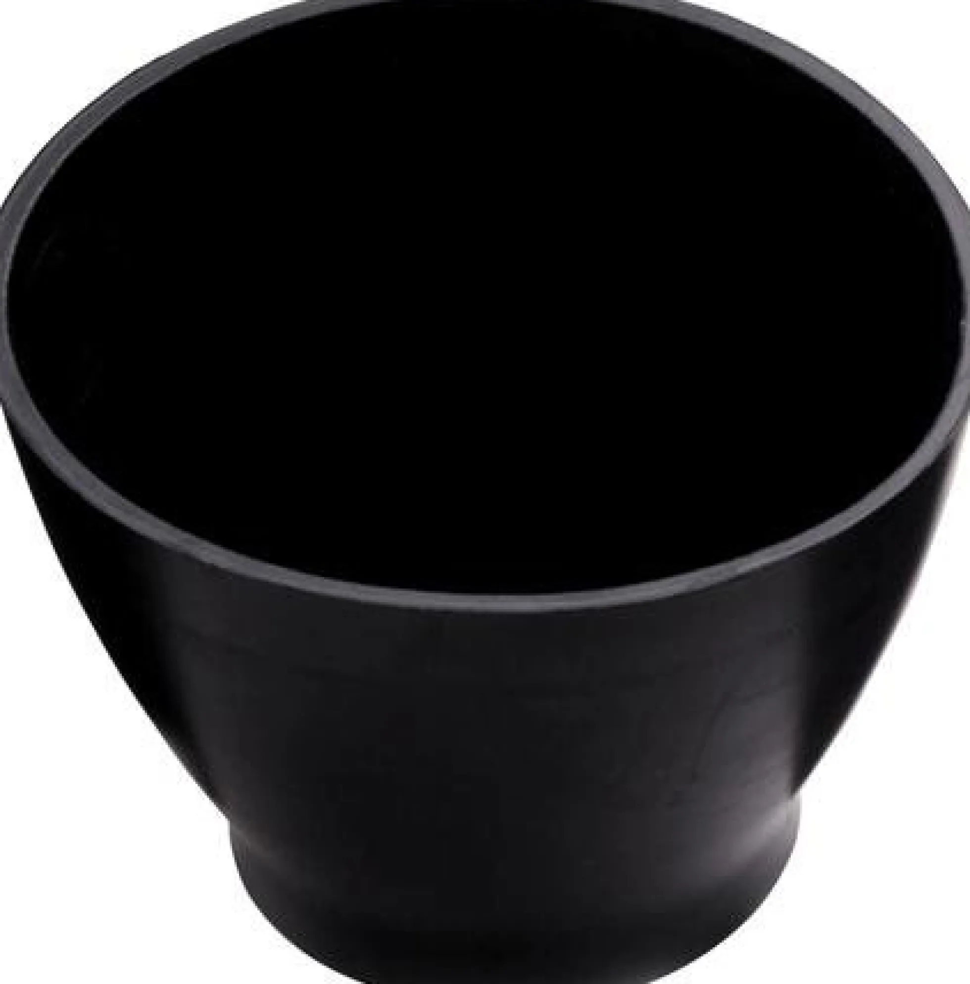 Gipsskål, 0,6 liter, sort plast
