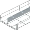 Gitterbakke Magic HxB : 55x100 mm med 1 delespor (68/32) elektrogalvaniseret stål - 3 meter
