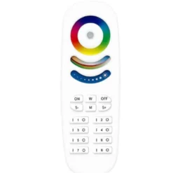 Gledopto RGB+CCT touch fjernbetjening, 8 zoner, batteri