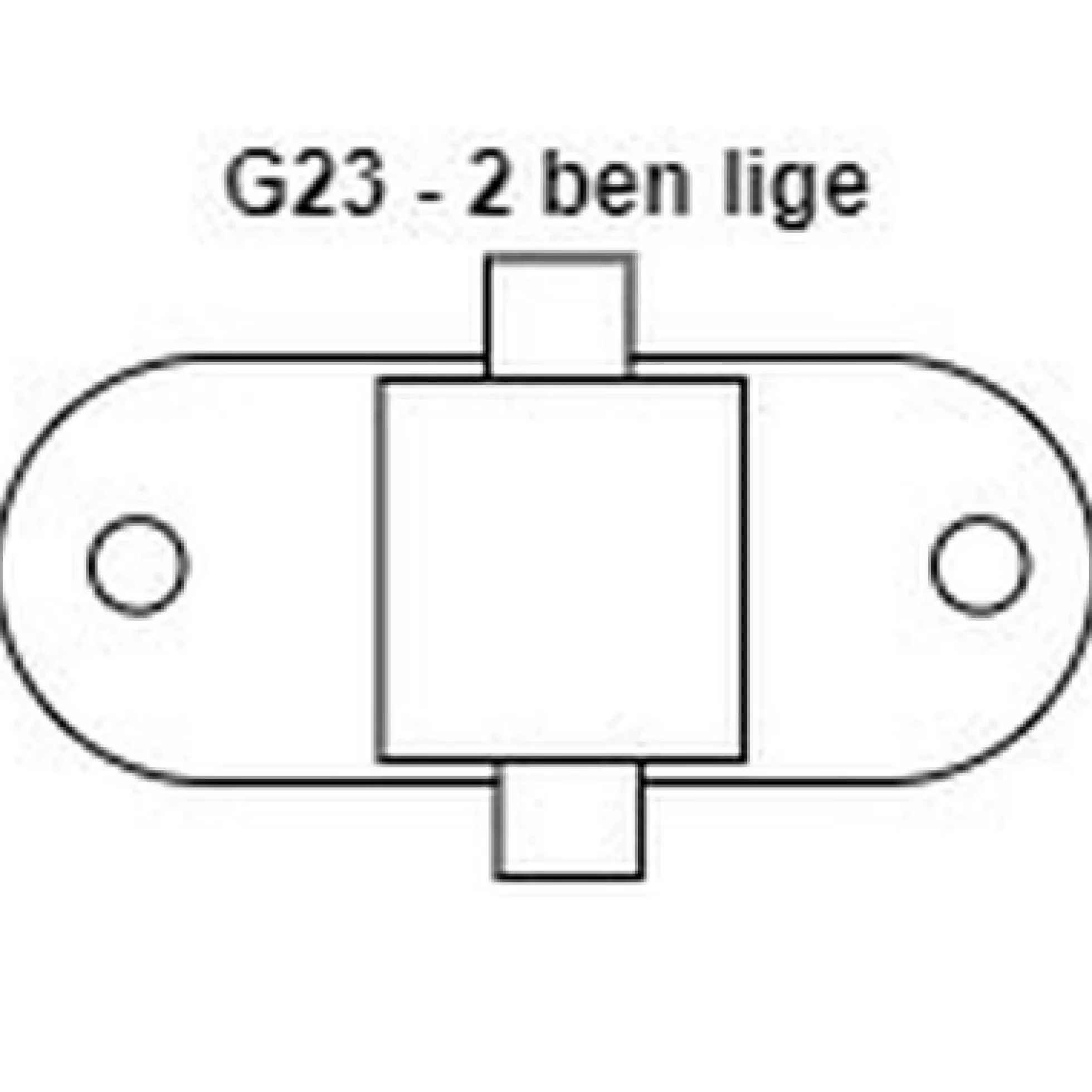 G23 LED pære, RA80 (erstatter 12W)