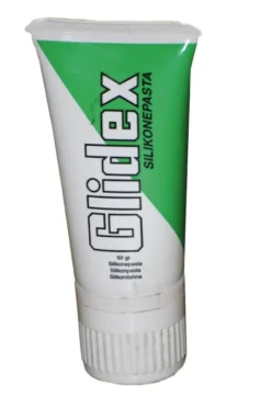 Glidex silikonpasta, drikkevandsgodkendt, 50 g med påføringssvamp
