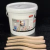 Glittekit i spand, 5 liters spand med låg inkl. 5 stk. fugepinde 6, 8, 10, 12, 15 mm