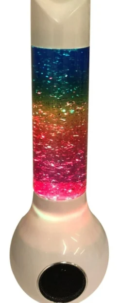 Glitter lampe med bluetooth højtaler, 1 stk, 500 mm ledning, USB, IP20, Multi - Unbranded