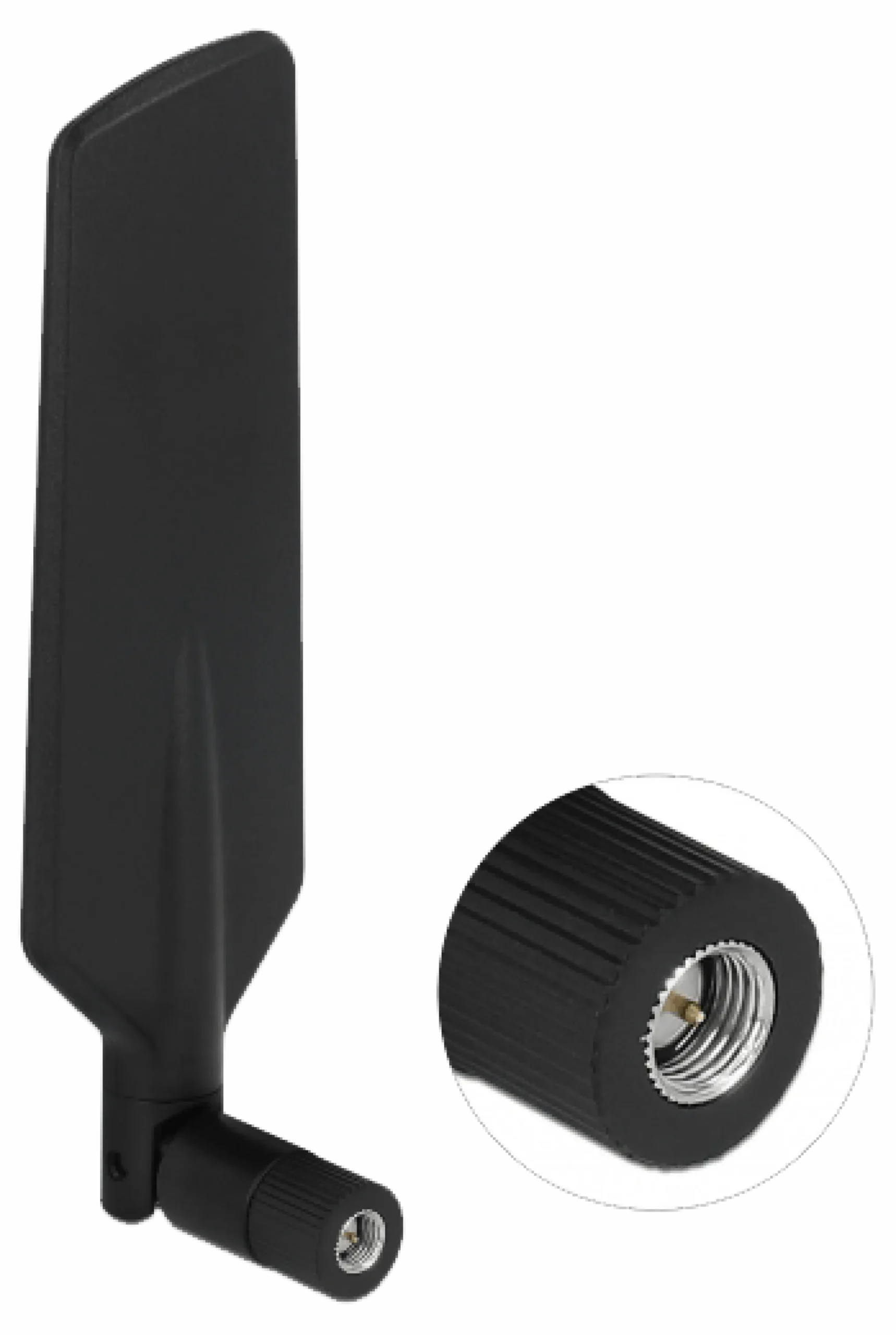 5G LTE antenne, SMA plug, -1, 3 dBi, rotatable tilt joint
