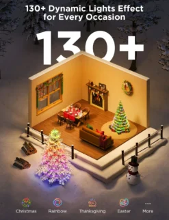 Govee Christmas String Lights 2S, smart julelys, 20 meter