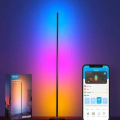 Govee Floor Lamp Lite, gulvlampe, Matter + Bluetooth, sort