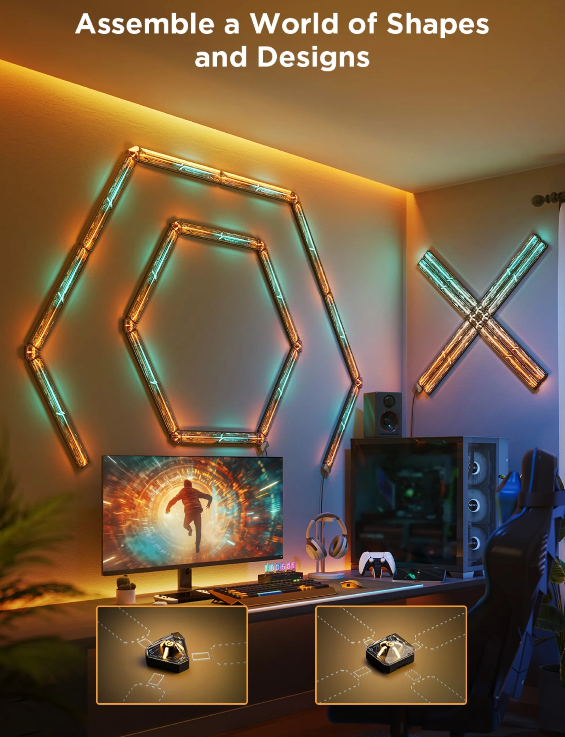 Govee Gaming Wall Light, Expansion Kit