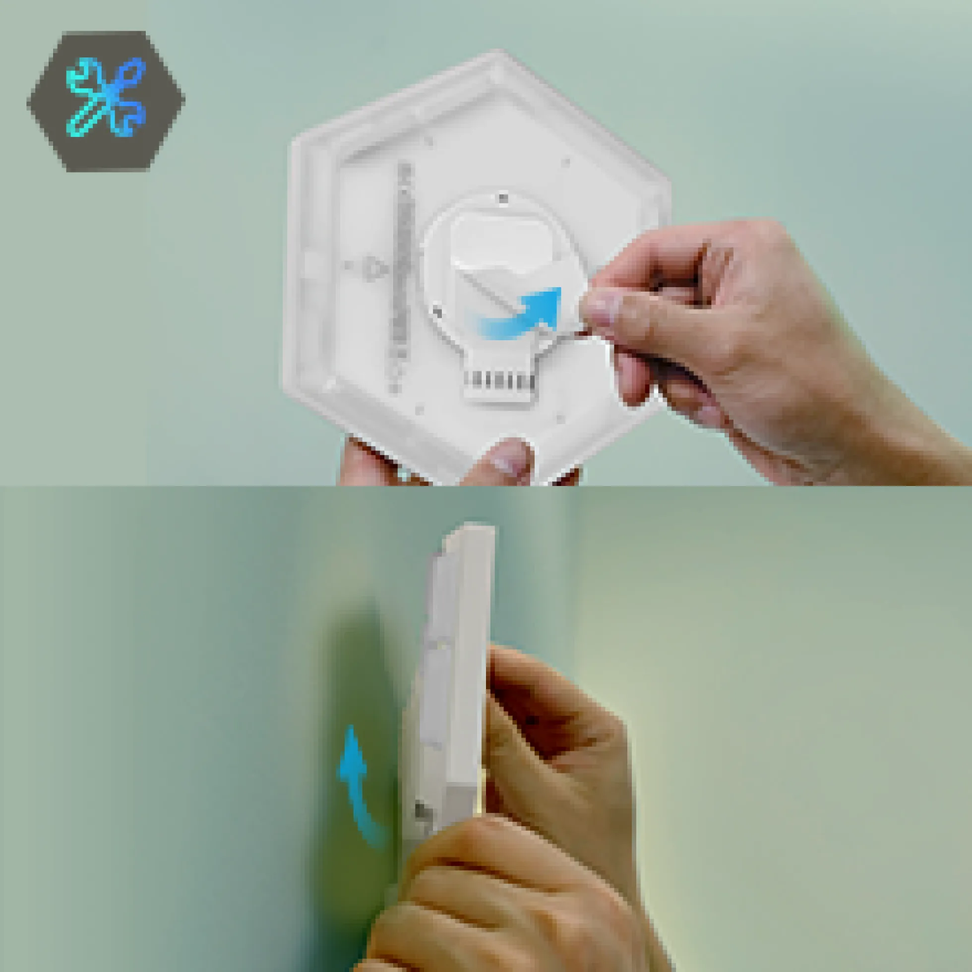 Govee Glide Hexa Pro Light Panels, RGBIC, Bluetooth, WiFi - 10-pak