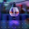 Govee Outdoor Clear Bulb String Lights, lyskæde med LED pærer, Bluetooth + Matter