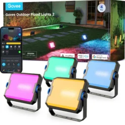 Govee Outdoor Ground Lights 2, spydspot, Bluetooth, WiFi - 4-pak