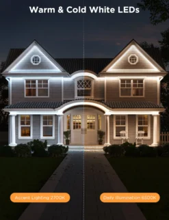 Govee Phantasy Outdoor LED Strip Lights, RGBICWW, Matter, Bluetooth, WiFi, 10 meter