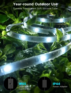 Govee Phantasy Outdoor LED Strip Lights, RGBICWW, Matter, Bluetooth, WiFi, 10 meter